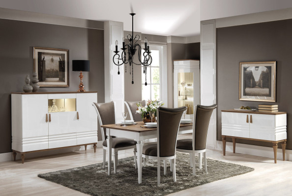 Liels galds ēdamgalds koka galds konferenču galds izvelkams 220 cm modelis TO-S1