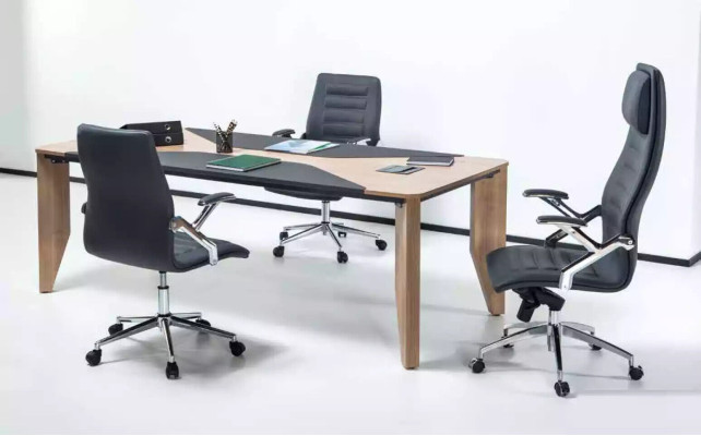 Konferenču galds biroja mēbeles iekārtas biroja galds 220x100 cm konferenču galds