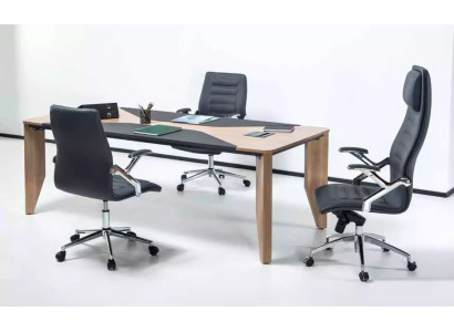 Konferenču galds biroja mēbeles iekārtas biroja galds 220x100 cm konferenču galds