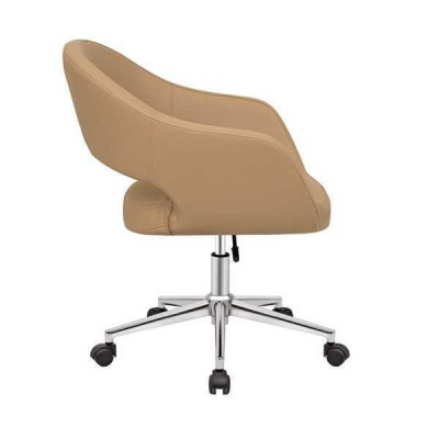 Augstas kvalitātes moderns biroja krēsls Spēļu krēsls beige Biroja krēsls Griešanās krēsls Jauns