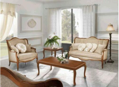 Sofas komplekts 3+2 vietām dizaina dīvāns polster couch sofa klasika 2 gab. masīvkoks