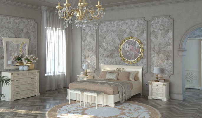 Gulta dizains luksusa viesnīca Gultas laulību 180x200cm guļamistabā Divvietīga
