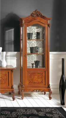 Koka vitrīnas stikla skapis īsta koka vitrīna dzīvojamā istaba mēbeles galds