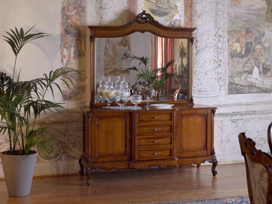 Kumode Sideboard Kumodes Sideboard Dzīvojamā istaba Baroka galdiņš xxl dizains Masīvkoks