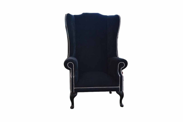 Chesterfield ausiera krēsls dizains luksusa auduma mēbelēm tekstils 1 vietas paklājs