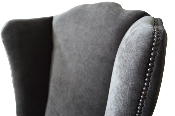 Ausveidojuma krēsla dizaina polsterēti dīvāni, dīvāni Chesterfield tekstila mēbeles
