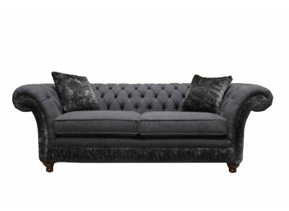 Dīvāns 3 vietīgs dīvāns tekstila dīvāns pelēks dizains mēbeles dīvāni Chesterfield.
