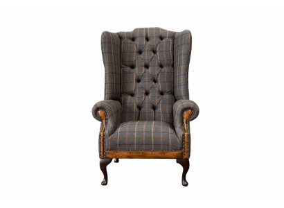 Chesterfield krēsla dīvāns Polster solo guļamkrēsls audums kabatas armchair Polster
