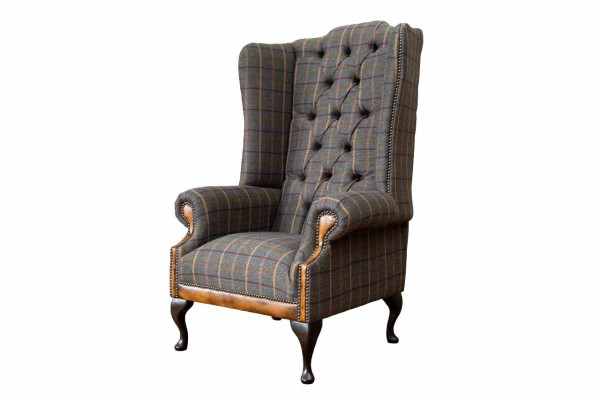 Chesterfield krēsla dīvāns Polster solo guļamkrēsls audums kabatas armchair Polster