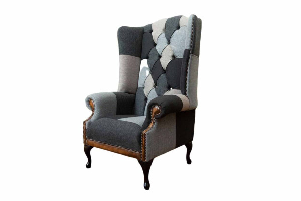 Chesterfield ausztrāde Krēsla galds 1 Sēdētājs dīvāns Sofa Couch Polster Teksitil Theatē aizvietots