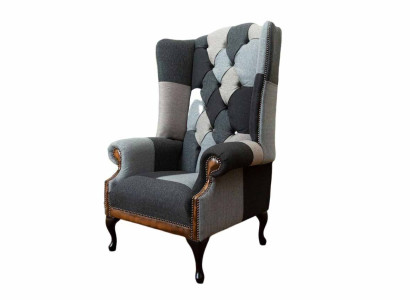 Chesterfield ausztrāde Krēsla galds 1 Sēdētājs dīvāns Sofa Couch Polster Teksitil Theatē aizvietots