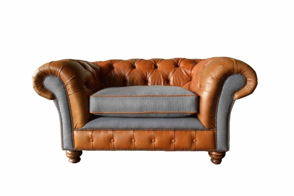Chesterfield krēsla dizaina polsteris dīvāns gulta dīvāns 1 vieta tekstila jauna