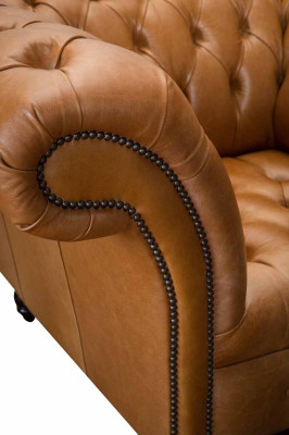 Krēsla austiņu krēsls Ar tikšanos audums Luksusa dzīvojamā istaba Klasika Chesterfield