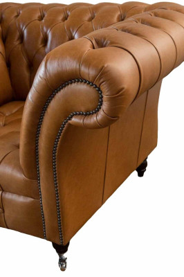 Krēsla austiņu krēsls Ar tikšanos audums Luksusa dzīvojamā istaba Klasika Chesterfield