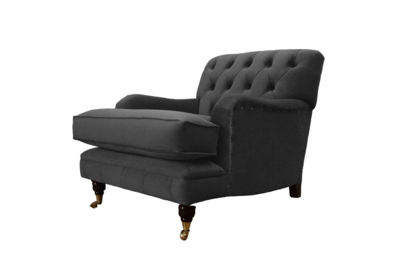 Chesterfield krēsls Dīvāns Polster 1 vieta Dīvāns Dizaina dīvāni Tekstils Jauns