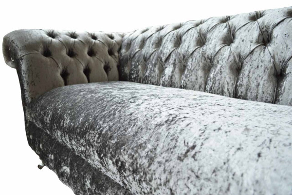 Chesterfield dizaina dīvāns gultas 2 vietas polster sērijā pelēka dīvāni dīvāni jauni