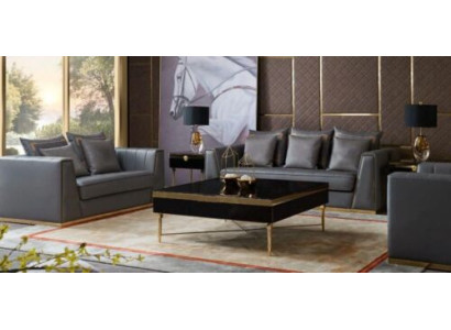 Drejpersonu dīvāns Moderns dīvāns Polster Sofa 3 vietu ādas dīvāns