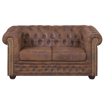 Chesterfield York Gobi 2 divvietīgs ādas dīvāns polster mīkstie dīvāni dīvānos jauns