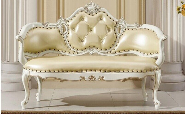 Banka Chesterfield Polster Sofa Ledersofa Karaliskā Greznība Dīvāns