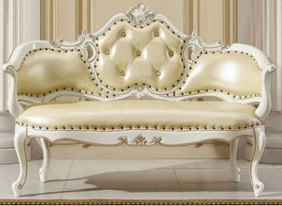 Banka Chesterfield Polster Sofa Ledersofa Karaliskā Greznība Dīvāns