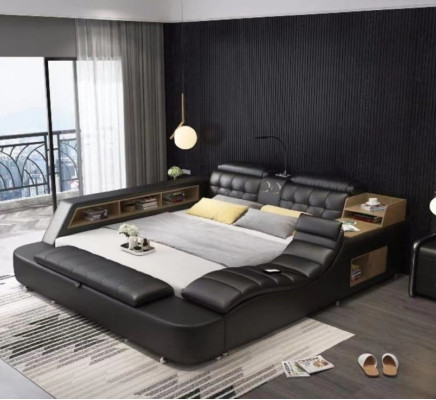 Divguļamais guļamistabas polsterveida gults 180x200 cm Multifunkcionāls gultasveļas komplekts gultas