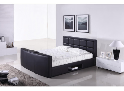 Gultas ar pacēlāju TV turētājs guļamistabā gultas polsteris divvietīga