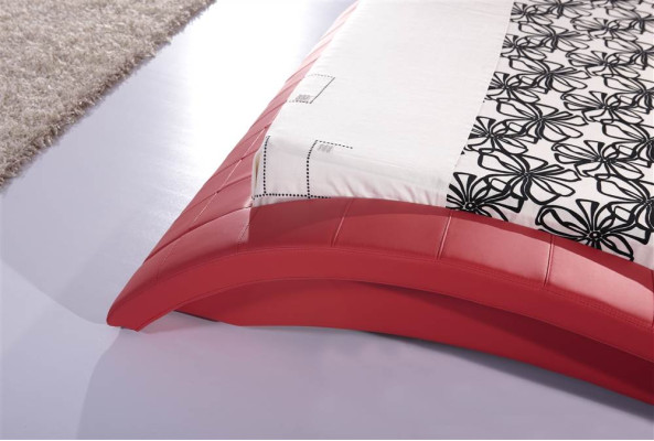 Divvietīga laulība Gulta Gultas XXL Ādas karkass Jauna divguļamā gulta Dizainera pārvalks