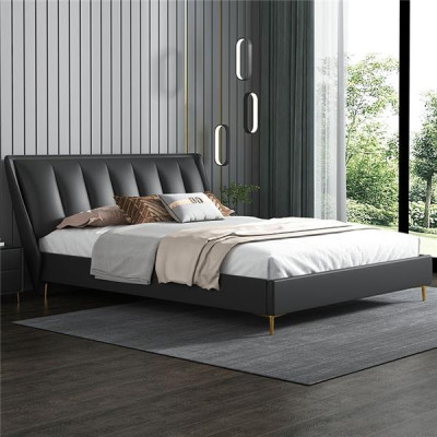 Gultas Tekstils Viesnīca Luksusa Polsteris Sēdeklis Audums Itālijas Dizainera Gulta Guļamistaba