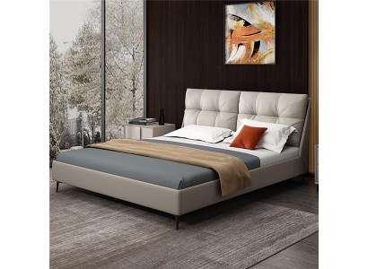 Gultas Tekstils Āda Viesnīca Luksusa Apsēji Samts Audums Dizainera Gulta Guļamistaba