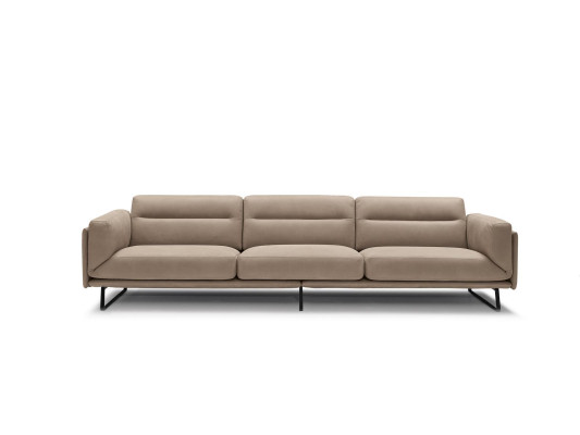 Divāns 4 vietām ādas dizaina dīvāns luksusa dizains gaiši beige krāsā luksusa apdare četrstūris xxl