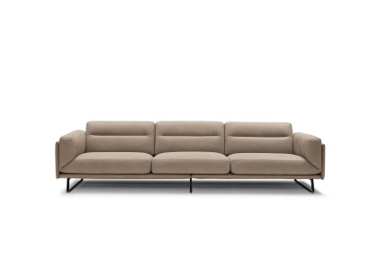 Divāns 4 vietām ādas dizaina dīvāns luksusa dizains gaiši beige krāsā luksusa apdare četrstūris xxl