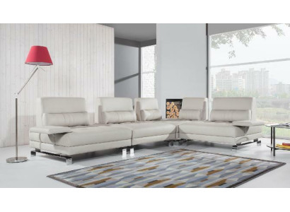 Stūra dīvāns dzīvojamai telpai polster Eck Sofa sēdekļu komplekts Moderns 100% ādas dīvāns