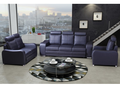 Sofa komplektu 3+1+1 personas komplektā dizains dīvāns polster divspalvains dīvāns