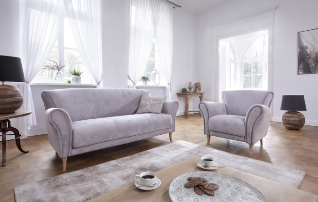Sofas komplekts 3+1+1 vietu mīkstie dīvāni Dīvāni Mūsdienīgi Mēbeles audums Jauns