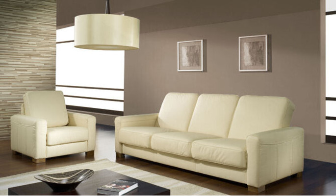Sofa komplekts 3+2+1 sēdvietas Dizains Sofas Polster atpūtas dīvāns āda