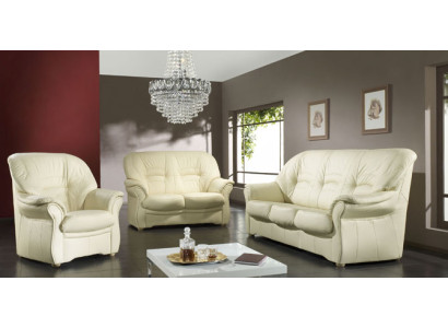 Sofas komplekts īstā āda 3+2 sēdvietas Moderns dizains Polster Garnitur Set