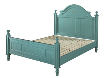 Zaļa gulta Praktiska gulta ar polsteri Luksusa divguļamā guļamistaba dizaina gulta gultas