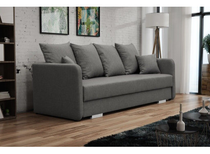 Sapava sofa Audums 3 sēdvietu dīvāns Dīvāns Tekstila polsterizēšana Jauns komplekts Gulta funkcija