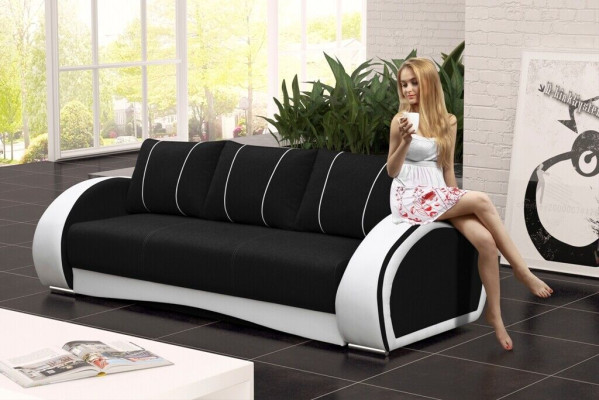 Dīvāns Guļamsofa Sofa Dīvānos Polster Multifunkciju Sofas 3 Vietu Tekstils Audums