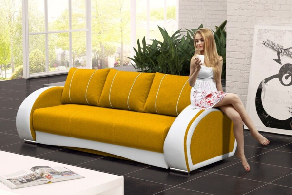 Dīvāns Guļamsofa Sofa Dīvānos Polster Multifunkciju Sofas 3 Vietu Tekstils Audums