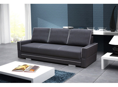 Gulta, izvelkama sofa, 3-vietīga, ar naktsmaisi un gultas kasti, dīvāns, sofā.
