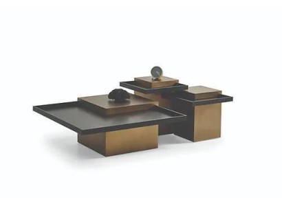 Mūsdienīgs galds komplekts dzīvojamai istabai luksusa mēbeles 3 koka blakusgaldi.