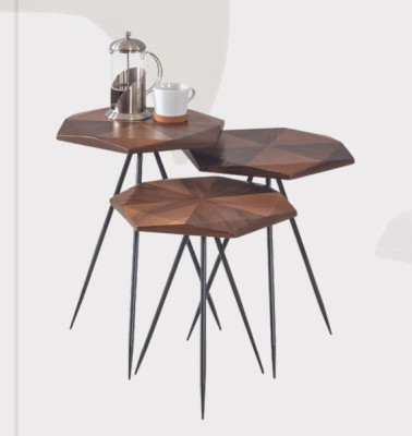 Iestatiet 3x dīvānu galda kafijas galds galds dizainera dzīvojamā istabas galds galdi.