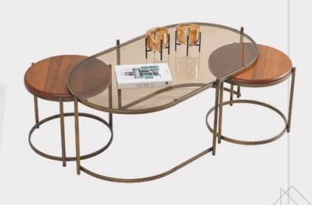 Gulta galds Dzīvojamā istabas galds Luksusa galdi Blakusgaldi Galdiņš Jauns