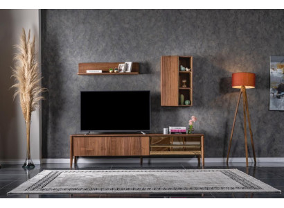 televīzijas stend Wohnzimmer rtv lowboard Sideboard Kommode Wohnwand Modern Holz Jaunais