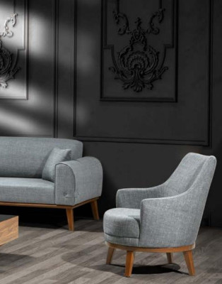 Sofa komplekts 3+3+1 sēdekļu dizaina dīvāns polstermēbeles Moderno samtu