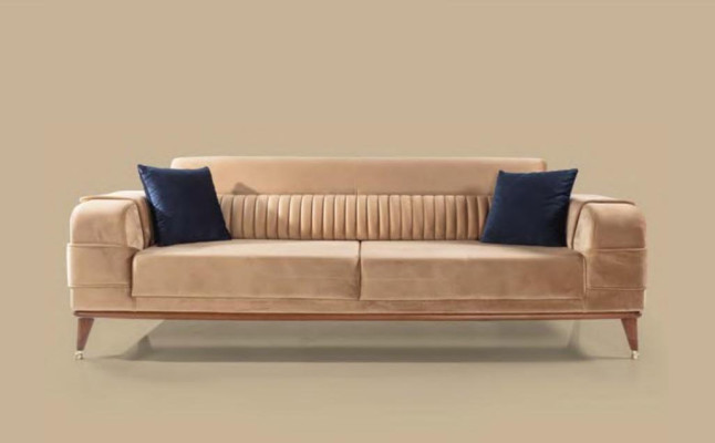 Luksusa 3+3+1 sēdvietu dīvānu komplekts dizaina dīvāns Piekariņu Sofa Moderns