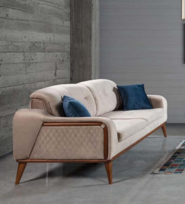 Sofas 3+3+1 sēdvietu krēsls Trijos Latīņiem Stoteļu komplekts Tekstils