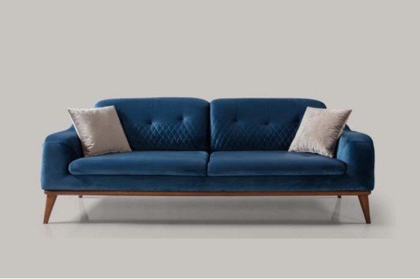 Sofas 3+3+1 sēdvietu krēsls Trijos Latīņiem Stoteļu komplekts Tekstils