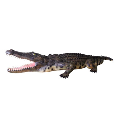 Krokodils dārza dekora dzīvīgā izmēra statuja figūra skulptūra 320cm statujas figūra